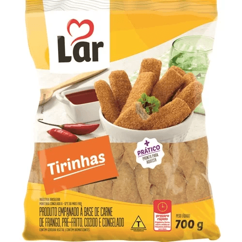 Tirinhas De Frango Empanado Lar 700G