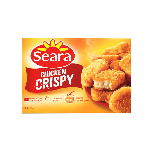 Empanado de Frango Seara Chicken Crispy Tradicional Caixa 300g