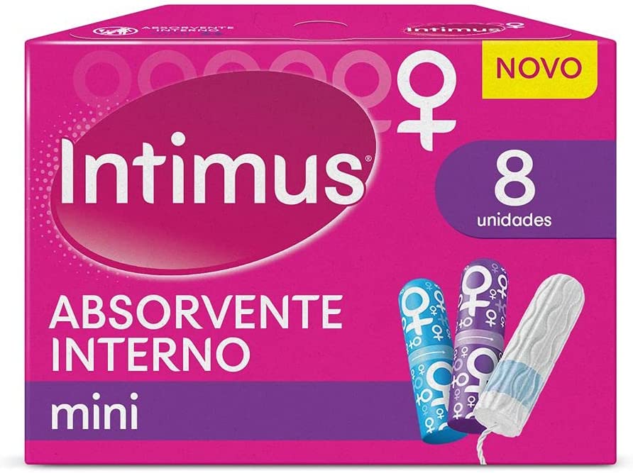 Absorvente Interno Mini Intimus com 8 unidades