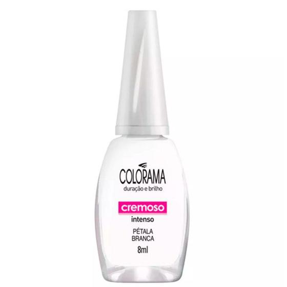 Esmalte Cremoso Intenso Pétala Branca Colorama 8mL