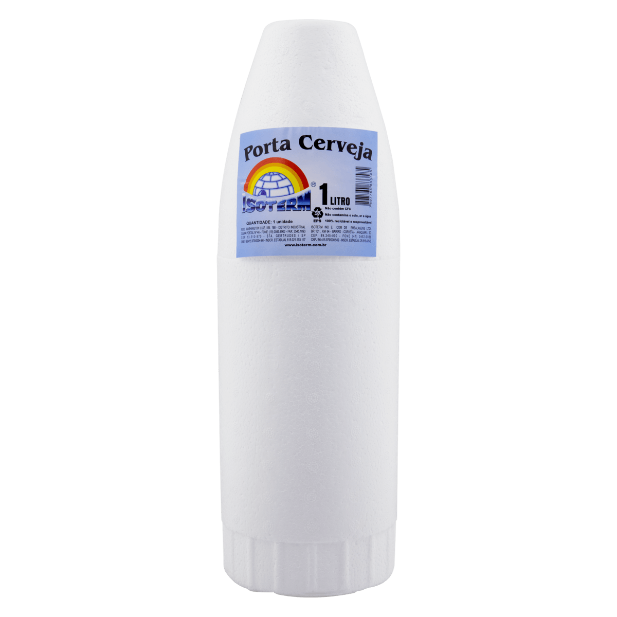 Porta Garrafa De Cerveja Isopor Isorterm 1L