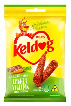 Bifinho Cães Carne e Vegetais Keldog 55g