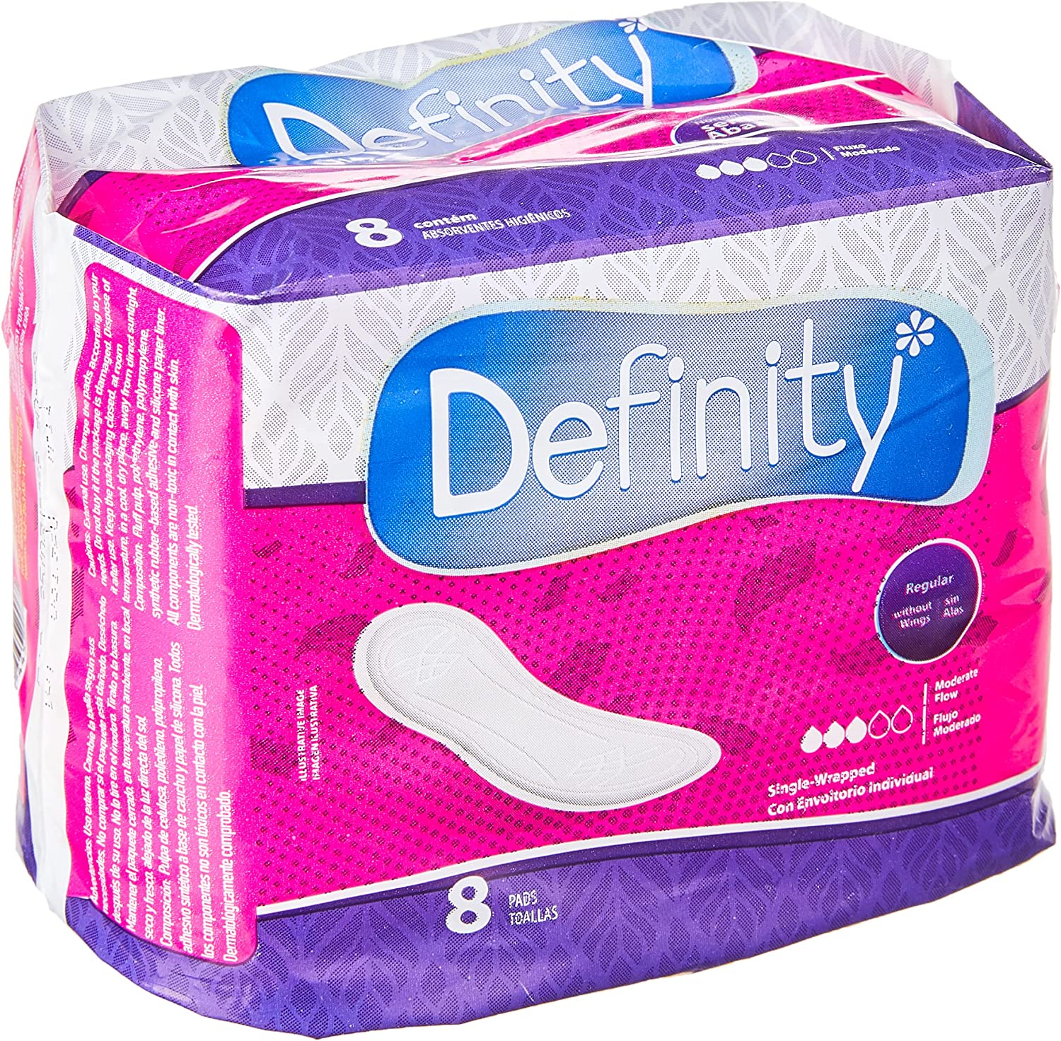 Absorvente Sem Abas Definity 8 Unidades