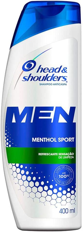 Shampoo Menthol Sport Men Head e Shoulders 400mL