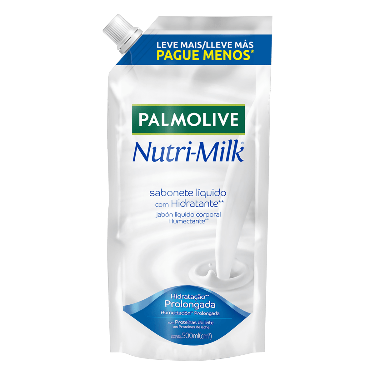 Sabonete Líquido Nutri-Milk Palmolive Refil 500mL