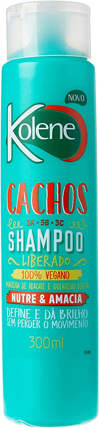 Shampoo Cachos Nutre e Amacia Kolene 300mL
