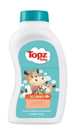 Talco Infantil Topz 200g