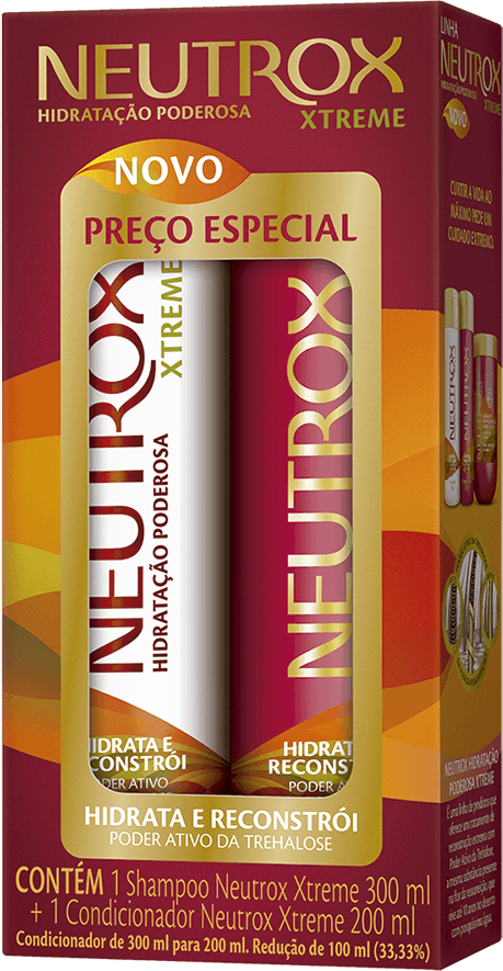 Shampoo + Condicionador Xtreme Neutrox 300mL + 200mL