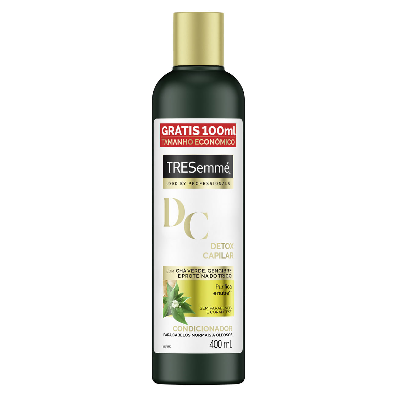 Condicionador Detox Capilar TRESemmé 400mL Com 100mL Grátis