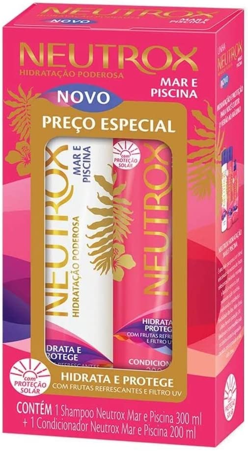 Shampoo + Condicionador Mar e Piscina Neutrox 300mL + 200mL