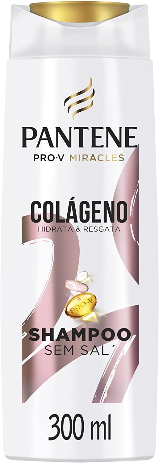 Shampoo Colágeno Hidrata e Resgata Pantene 300mL