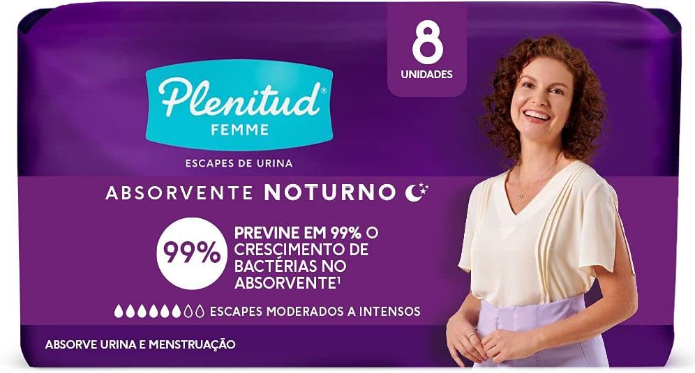 Absorvente Noturno Plenitud Femme 8 Unidades