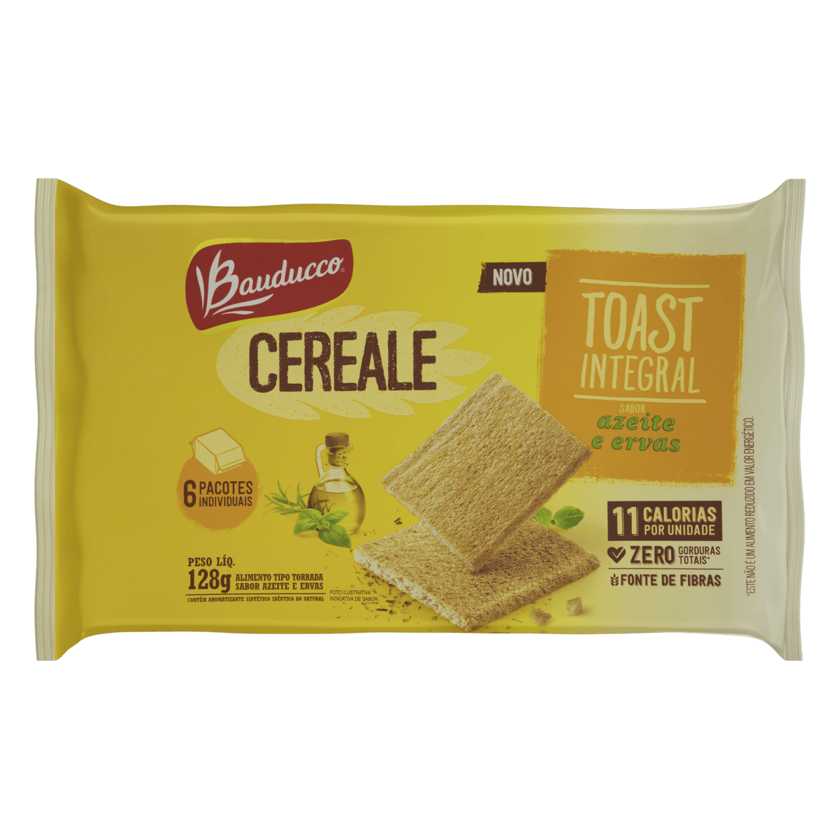 Torrada Integral Azeite e Ervas Cereale Bauducco 128g