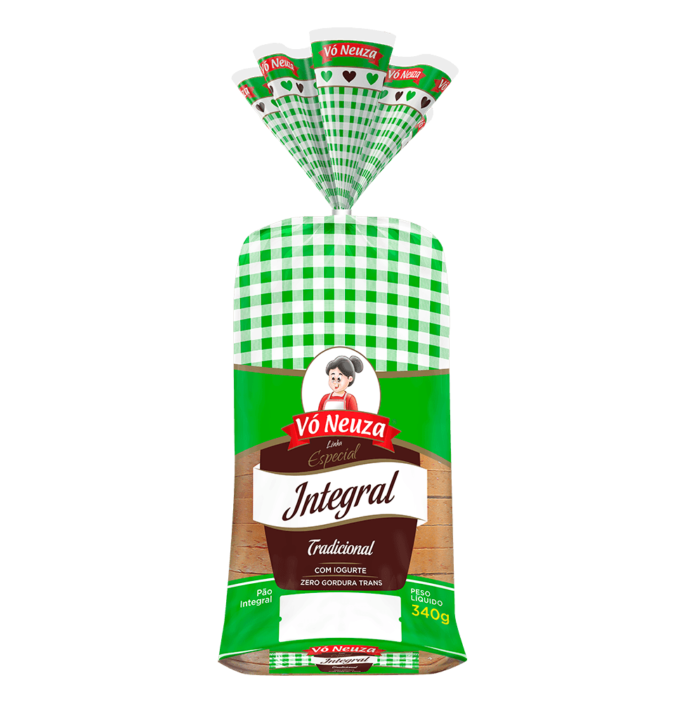 Pão Tradicional Integral Vó Neuza 340G