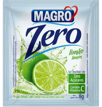 Refresco Em Pó Limão Zero Açúcar Magro 8g