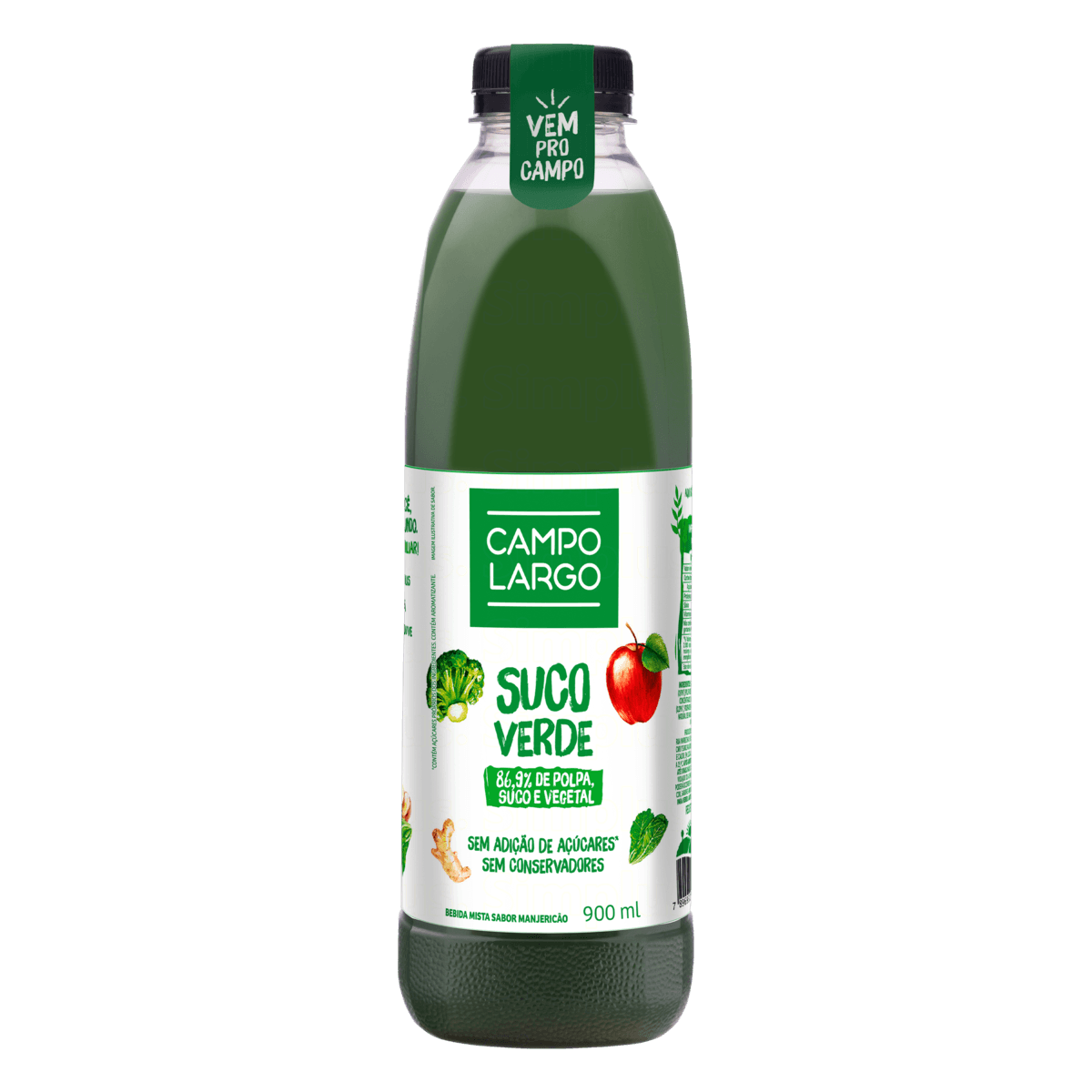 Suco Verde Campo Largo 900mL