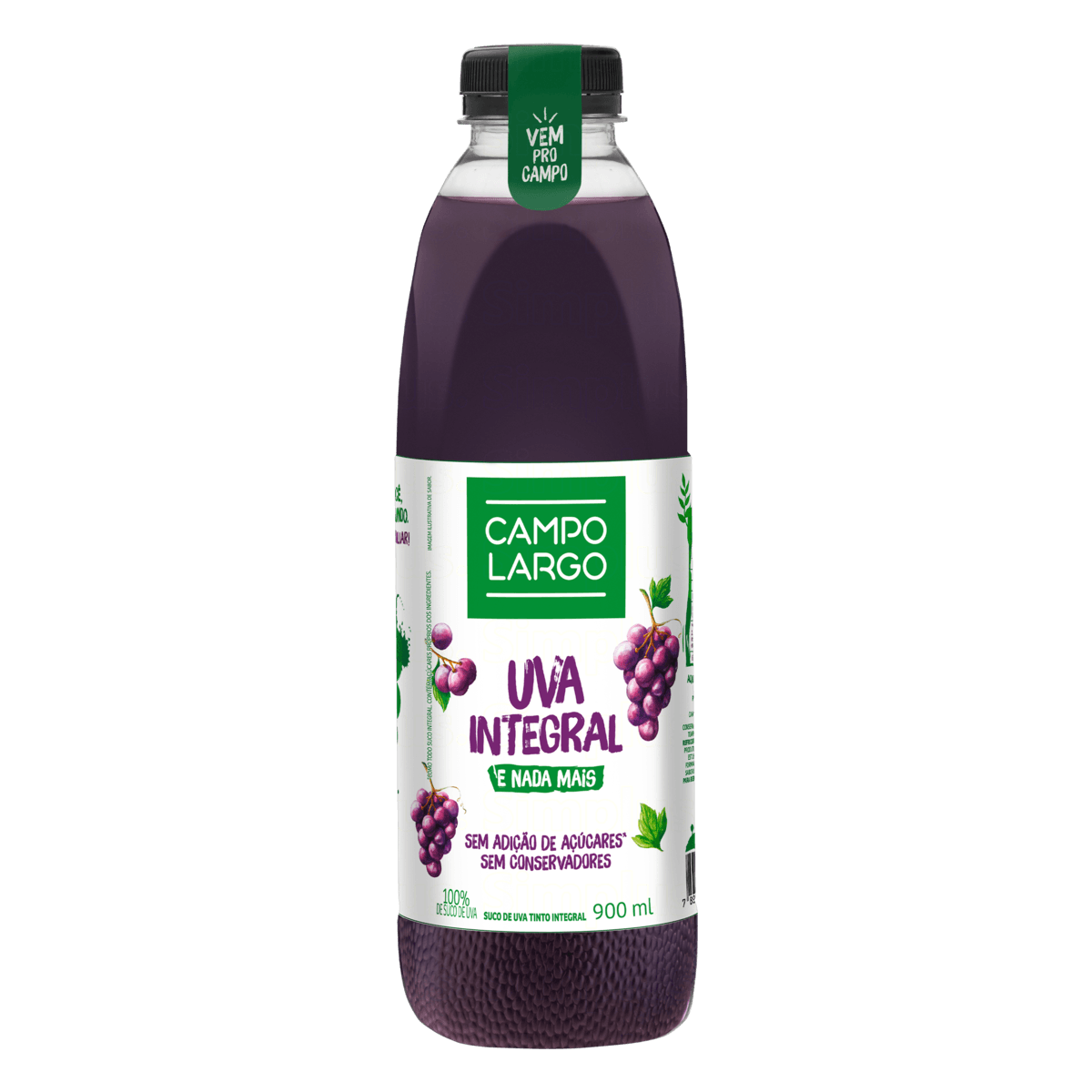 Suco Integral Uva Campo Largo 900mL