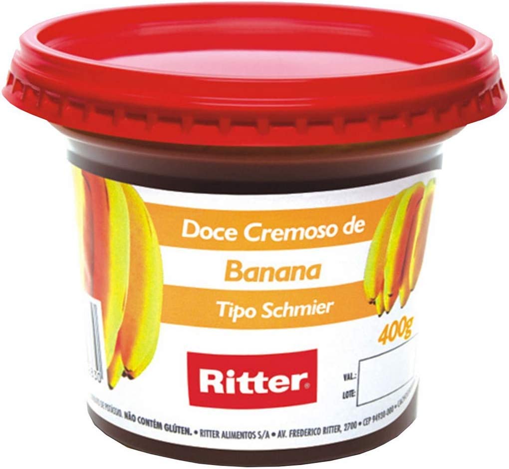 Doce Cremoso De Banana Ritter 400g