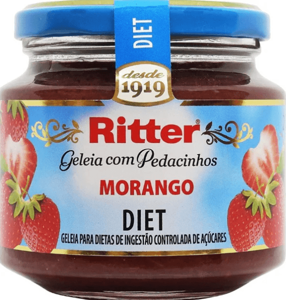 Geleia Morango Diet Ritter 260g