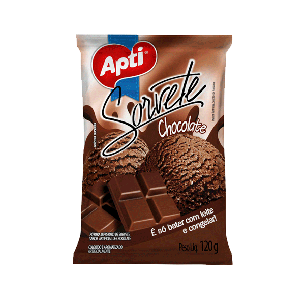 Mistura P/sorvete Apti 120g Chocolate