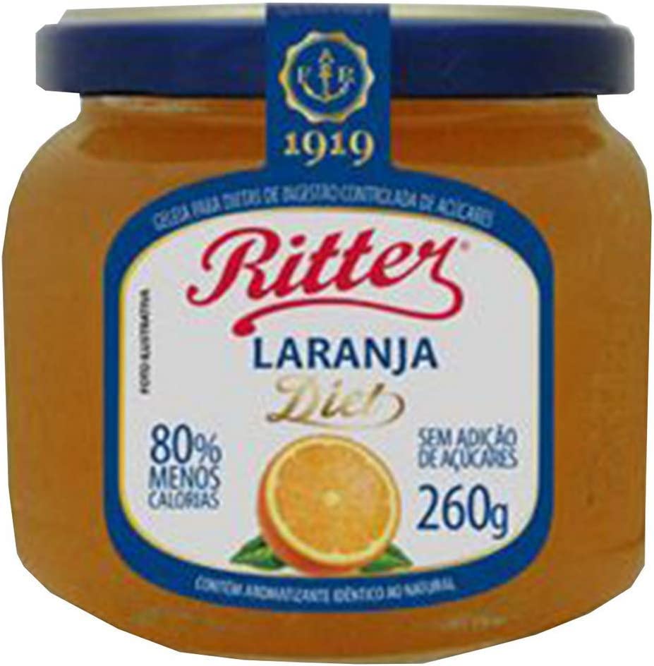 Geleia Laranja Diet Ritter 260g