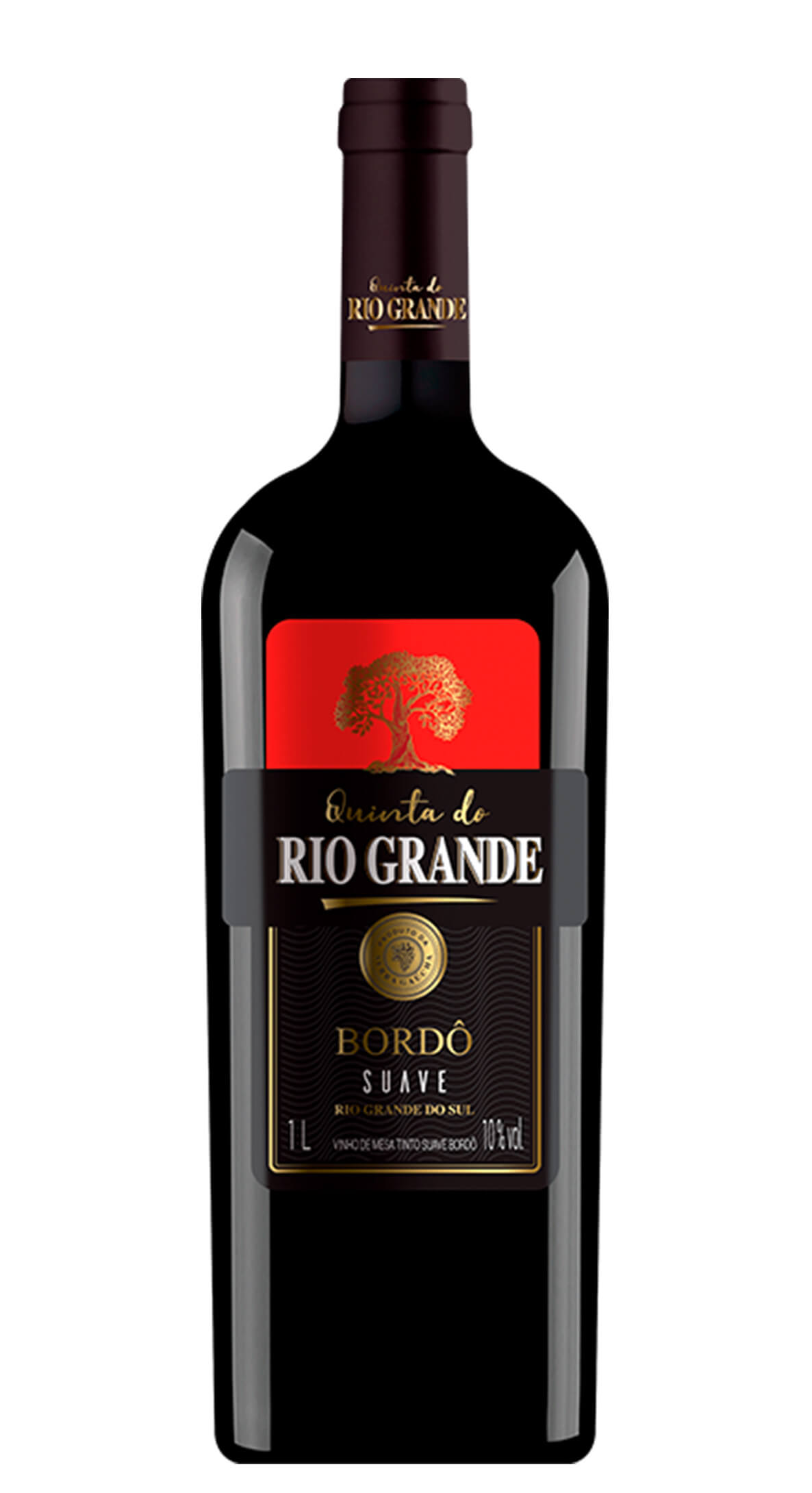 Vinho Nacional Bordo Suave Quinta Do Rio Grande 1L