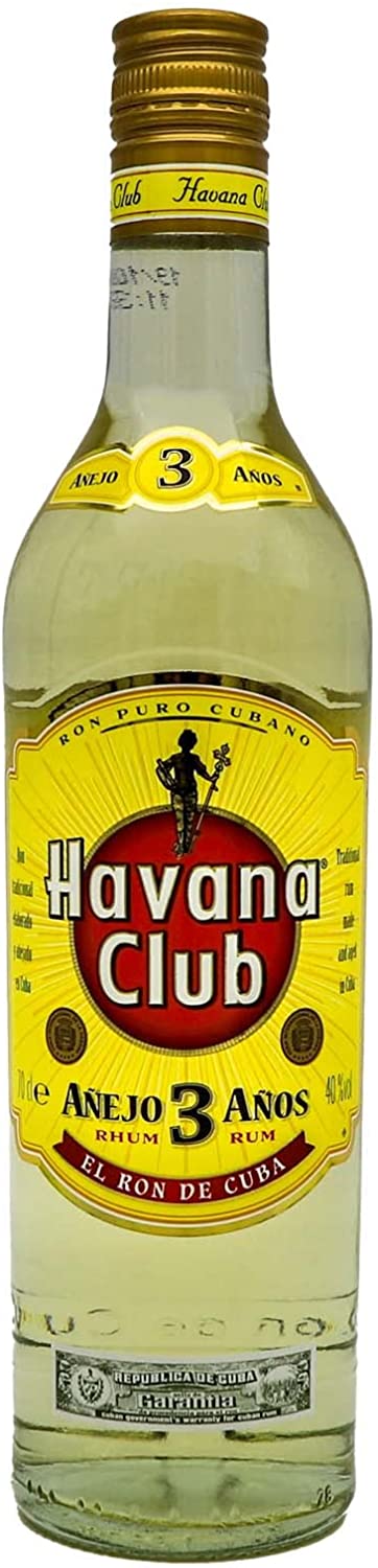 Rum Cubano 3 Anos Havana Club 750mL