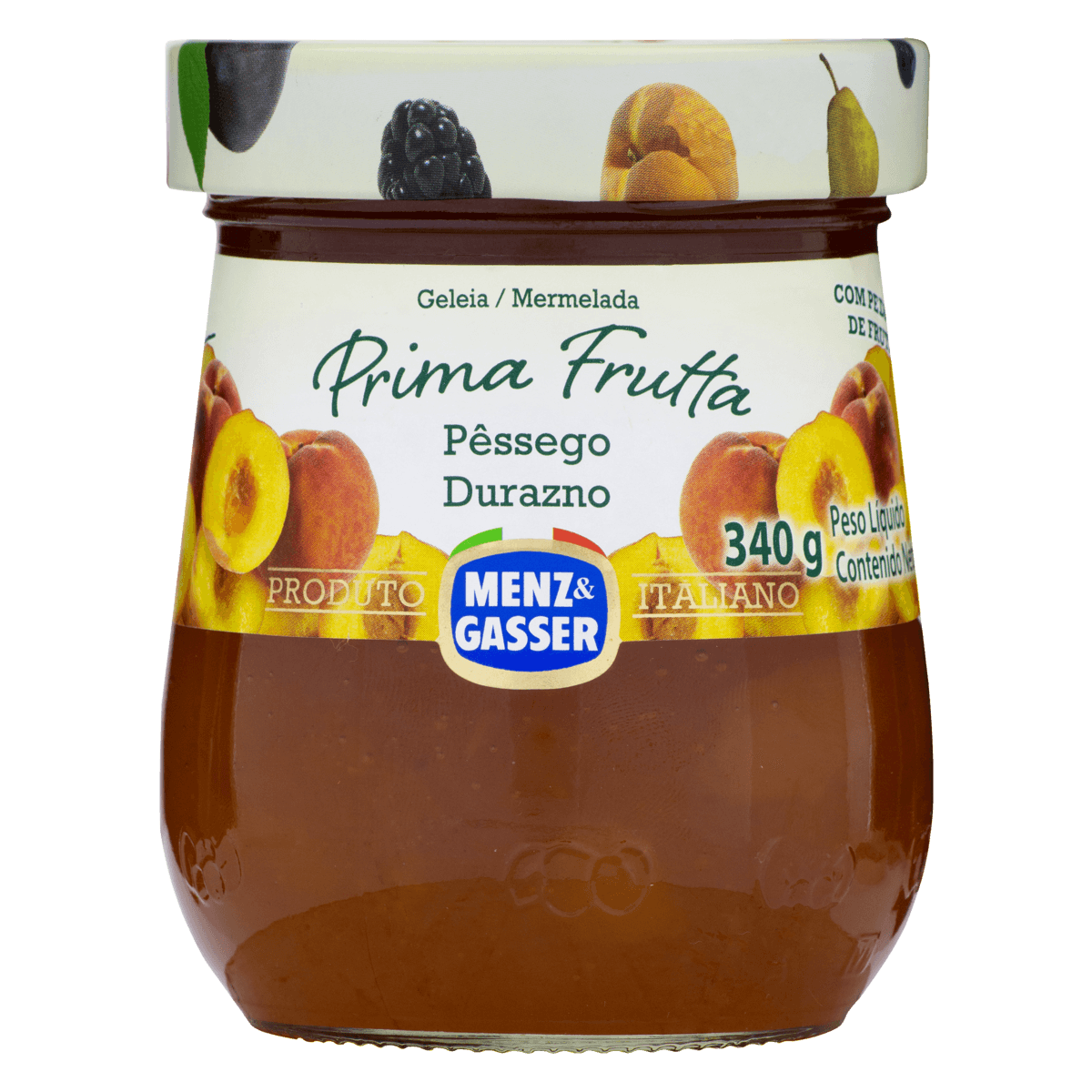 Geleia Pêssego Prima Fruta Menz e Gasser 340g