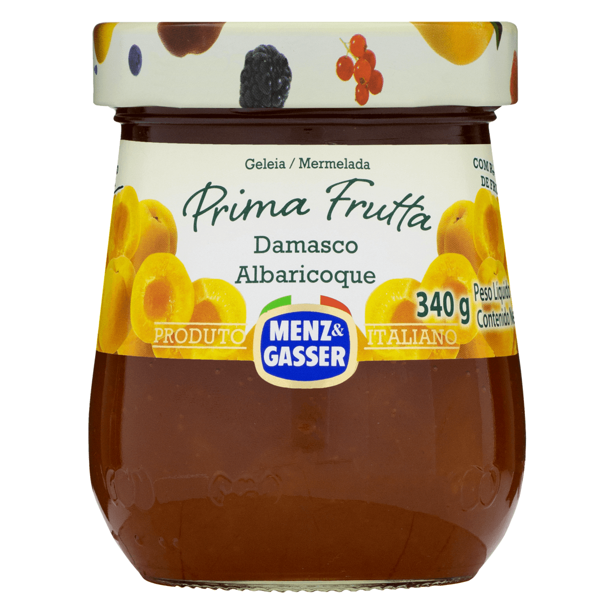 Geleia Damasco Prima Fruta Menz e Gasser 340g