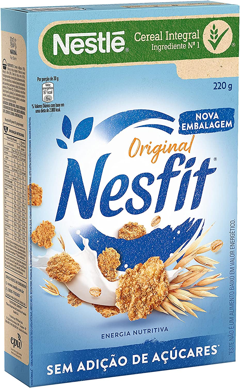 Cereal Matinal Original Sem Açúcar Nesfit 220g