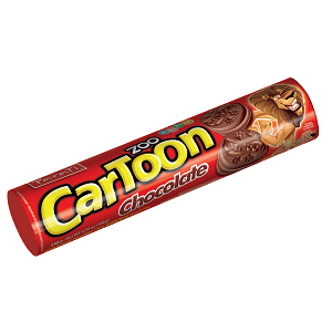 Biscoito Recheado Chocolate Zoo Cartoon 110g