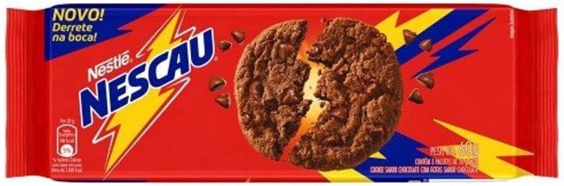 Biscoito Cookies Nescau Nestlé 60g