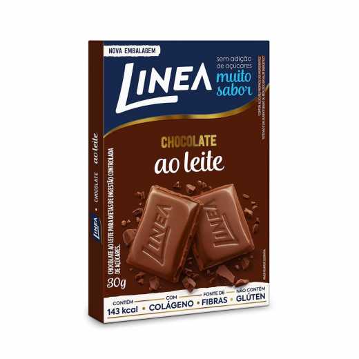 Chocolate Ao Leite Zero Açúcar Diet Línea 30g