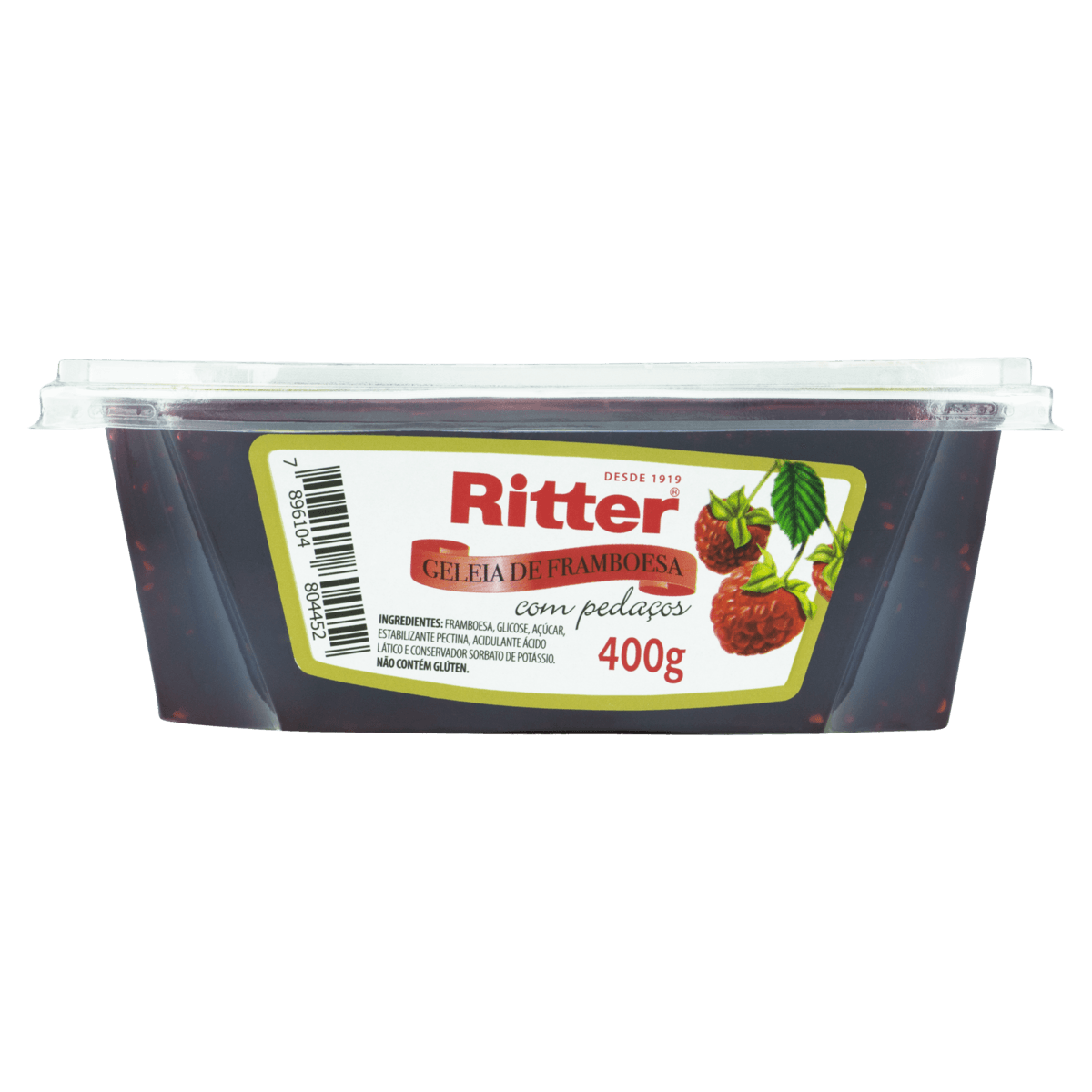 Geleia Framboesa Com Pedaços Ritter 400g