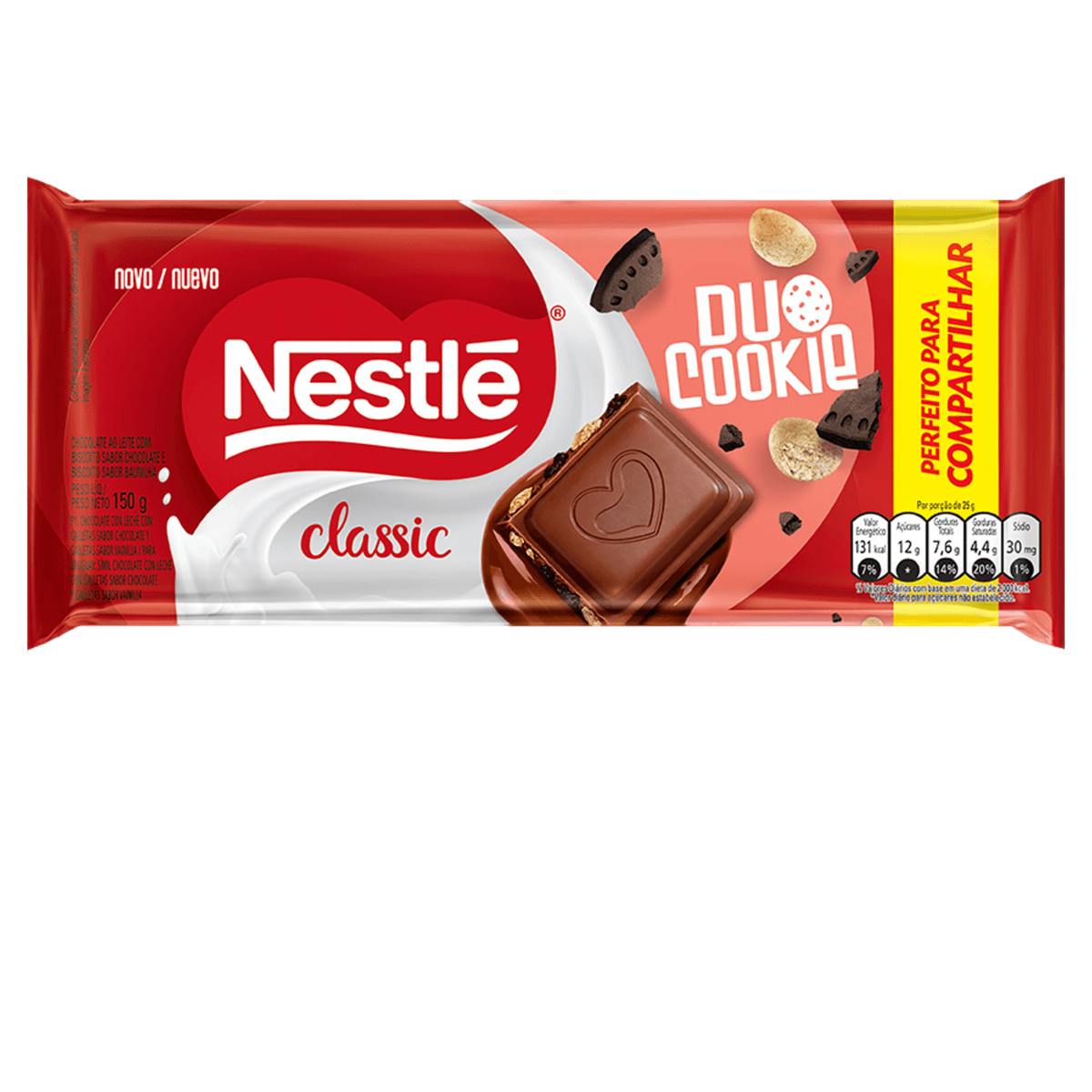 Chocolate Nestlé tablete Classic Duo Cookie 150g