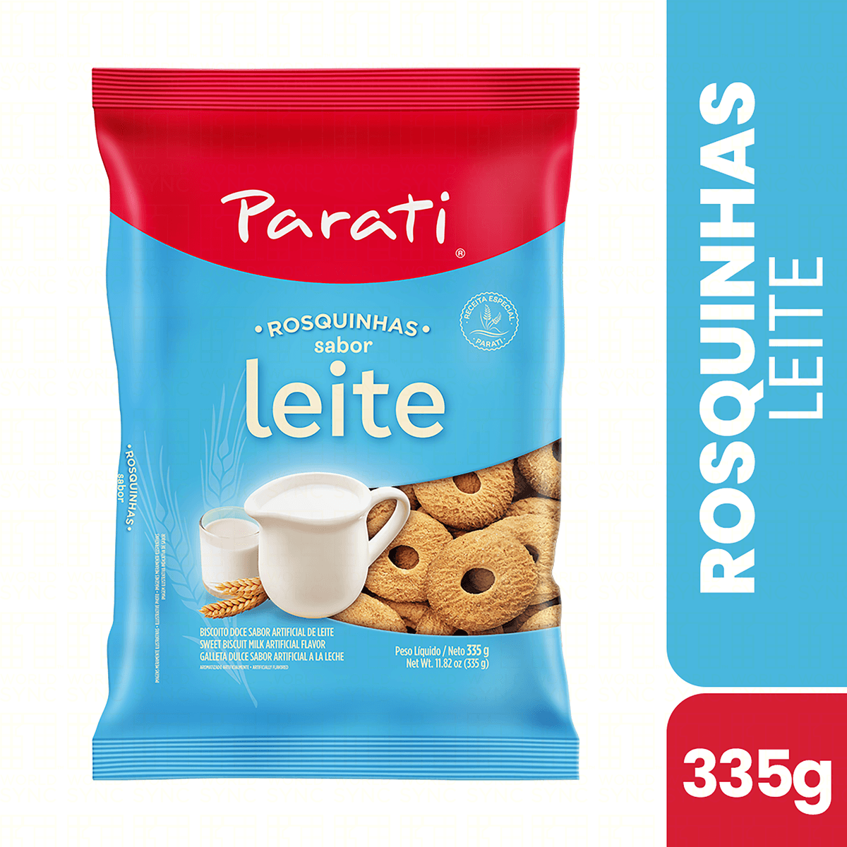 Biscoito Rosquinha Leite Parati 335g