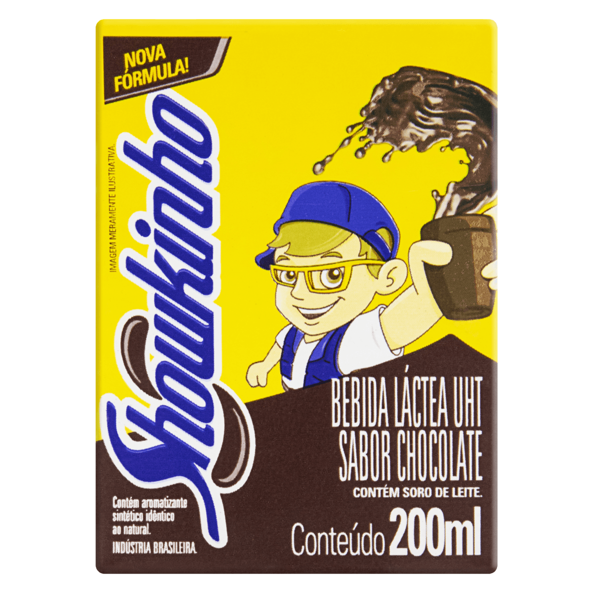 Bebida Láctea UHT Chocolate Showkinho 200mL