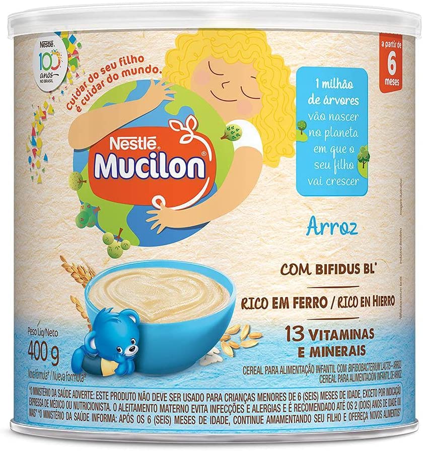 Cereal Infantil Arroz Mucilon 400g