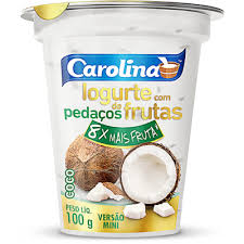 Iogurte Com Pedaços Coco Carolina 100g