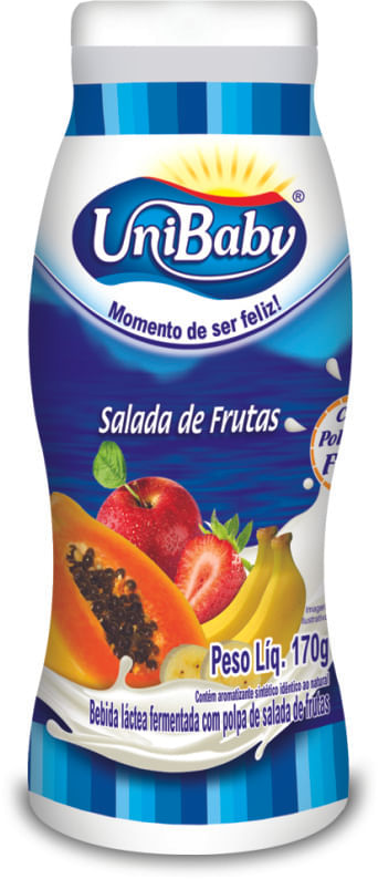 Bebida Láctea Salada de Frutas Unibaby 150g