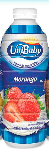 Bebida Láctea Morango Unibaby 850g