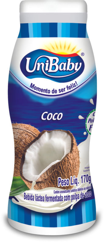 Bebida Láctea Coco Unibaby 150g