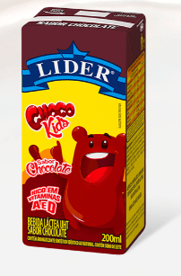 Bebida Láctea UHT Chocolate Lider 200mL