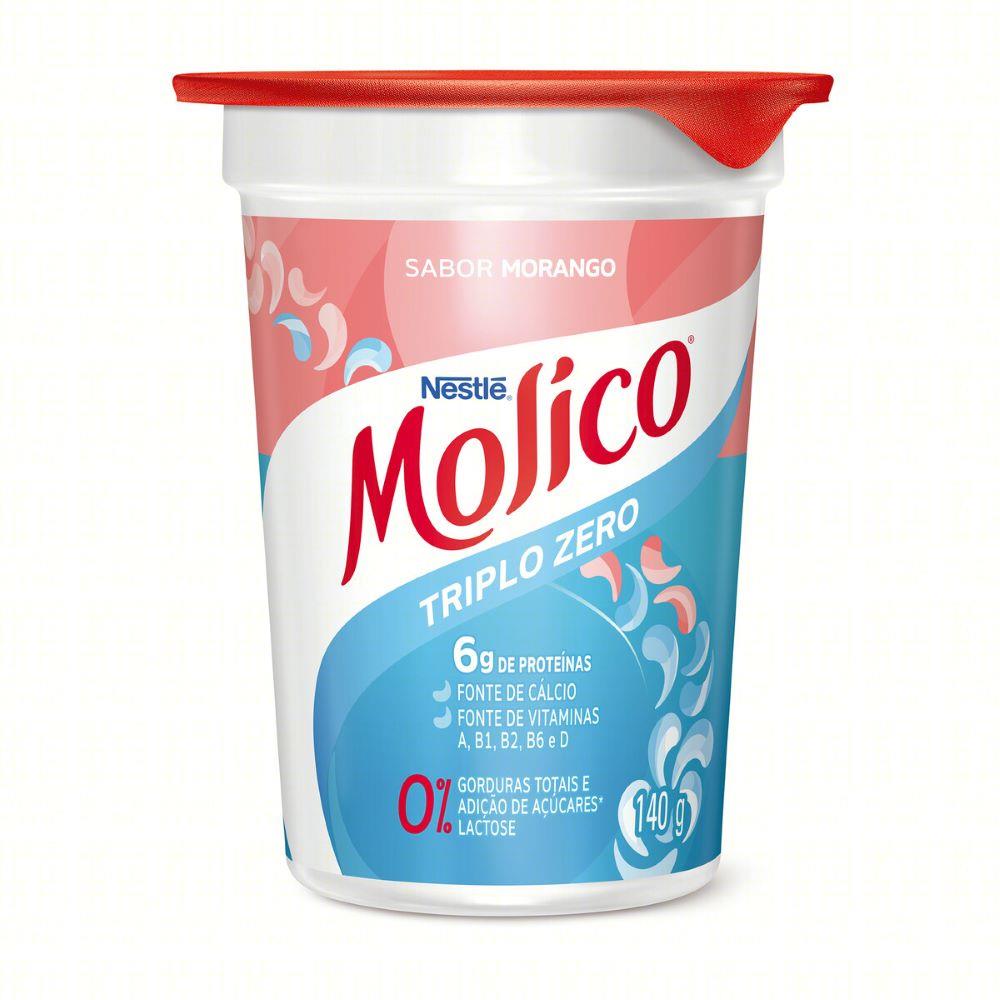 Iogurte Morango Zero Lactose Molico 140g
