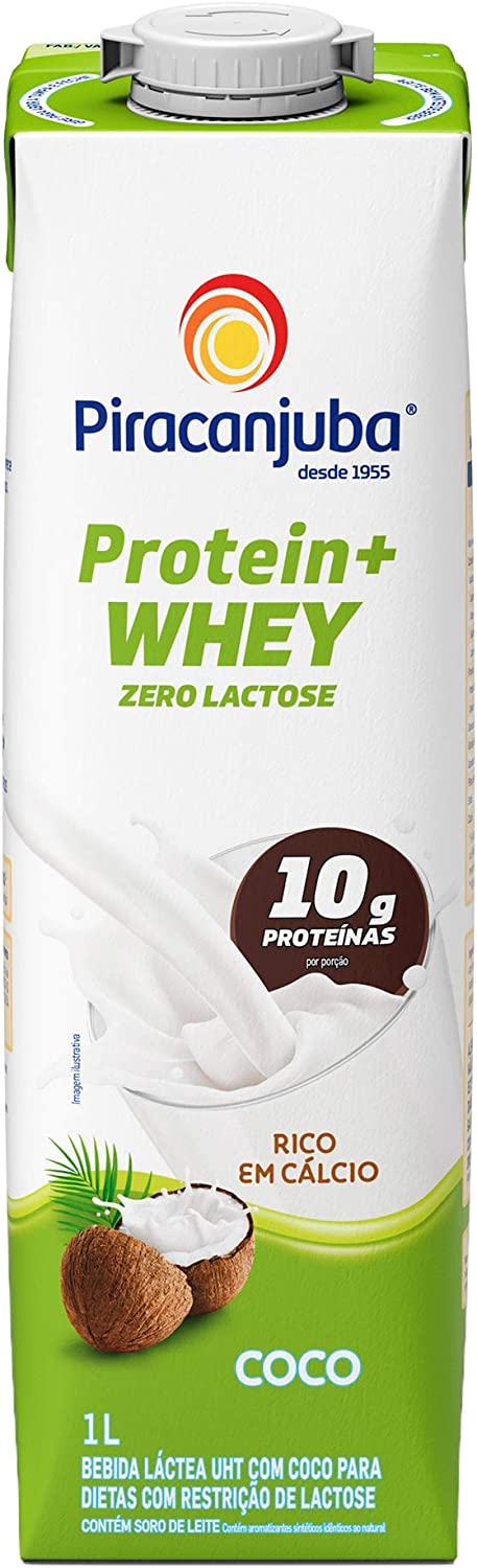 Bebida Láctea Uht Coco 10g Proteína Whey Zero Lactose Piracanjuba 1L