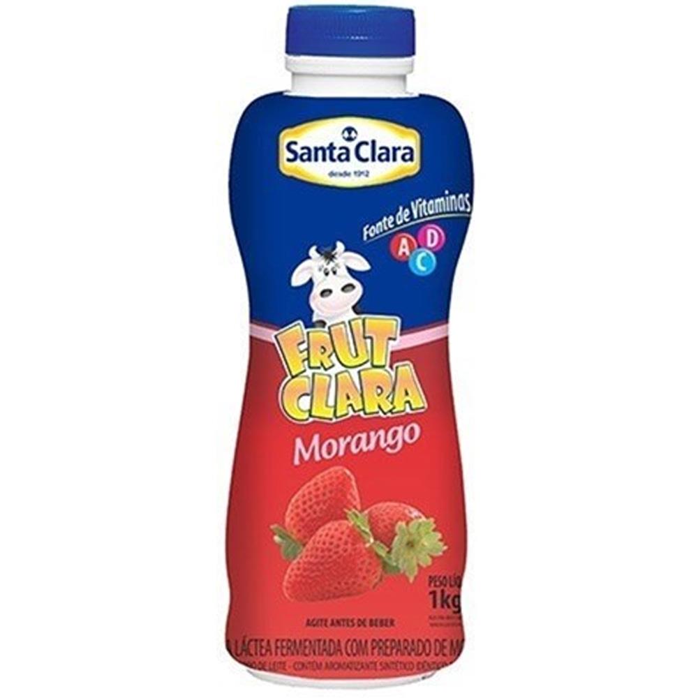 Bebida Láctea Morango Santa Clara 1L