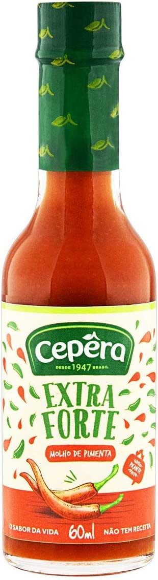 Molho De Pimenta Extra Forte Cepêra 60mL