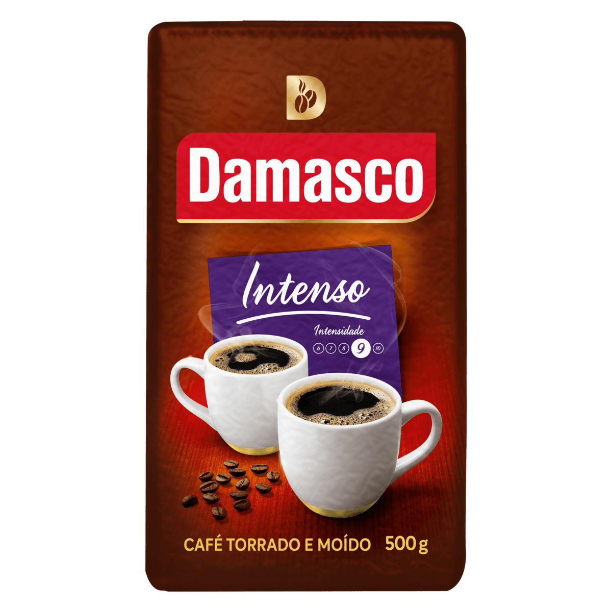 Café Torrado e Moído Intenso Damasco a Vácuo 500g