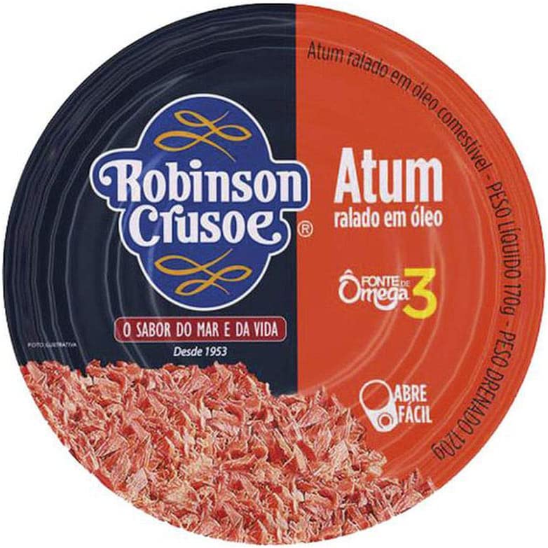Atum Ralado com Óleo Robinson Crusoe 170g