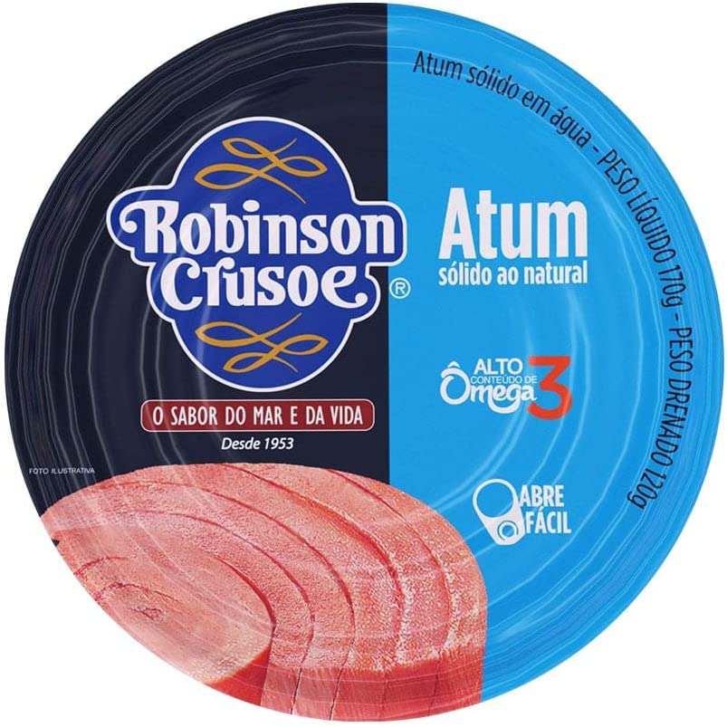 Atum Sólido Ao Natural Robinson Crusoe 170g